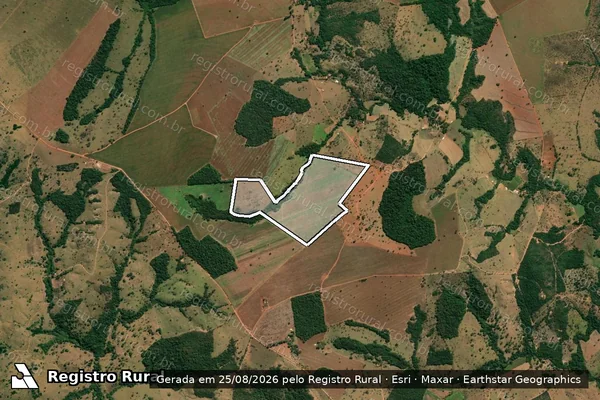 Imagem de satélite de Fazendas Retiro e Riacho - Gleba 02 em Catalão - GO