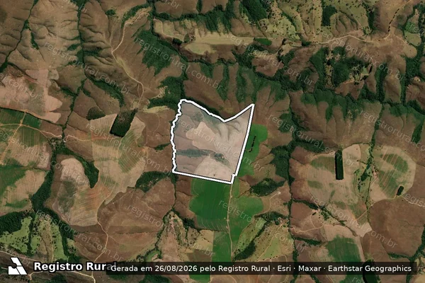 Imagem de satélite de FAZENDA ESPADILHA - Gleba B em Pratinha - MG