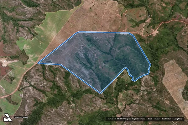 Imagem de satélite de Fazenda Rapadura ? Lote 20 - M-2070 ? ÁREA 01 em Rio Sono - TO