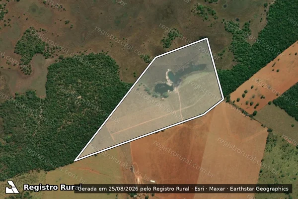 Imagem de satélite de Fazenda Poções e Aroeiras - PARTE 1 em Pitangui - MG