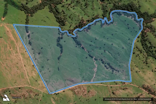 Imagem de satélite de FAZENDA BOM RETIRO, LUGAR DENOMINADO CAPÃO COMPRIDO E CABECEIRA D ÁGUA - Parte 1 em Catalão - GO