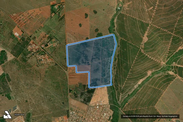 Imagem de satélite de Fazenda Agropecuária Leonardo – Parte 1 / REMANESCENTE em Ribas do Rio Pardo - MS