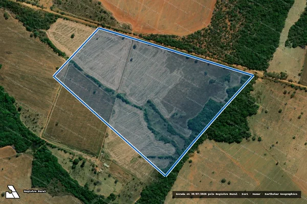 Imagem de satélite de FAZENDA PICO - 001 em Pires do Rio - GO