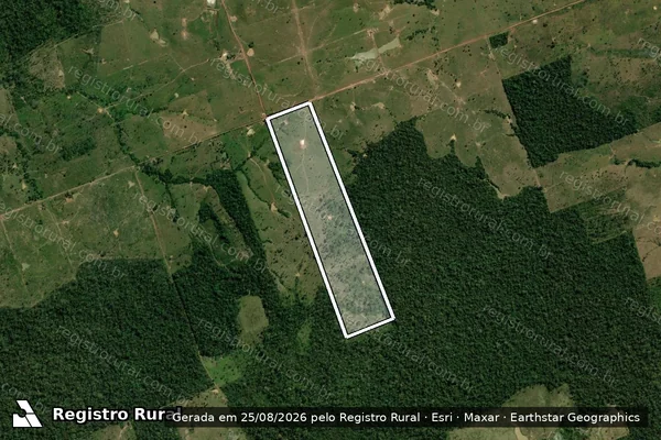 Imagem de satélite de Fazenda Jutian ? Lote 05 - PAD Pedro Peixoto - Gleba Q  - Lote 05 em Senador Guiomard - AC