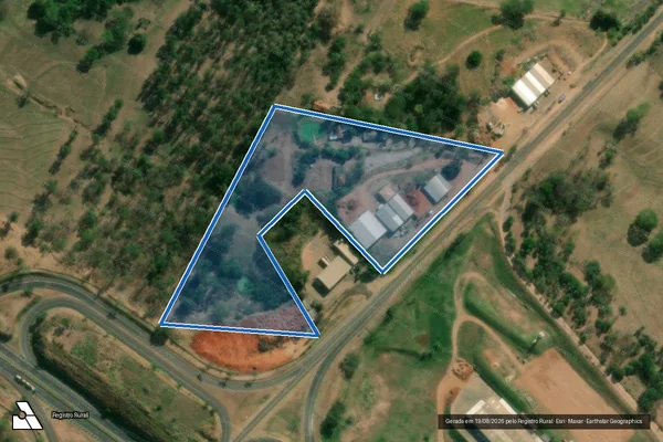 Imagem de satélite de Chácara Santo Antonio em Presidente Prudente - SP