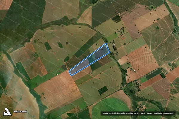 Imagem de satélite de Estância Planalto - Estância Planalto em Herculândia - SP