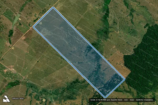 Imagem de satélite de LOTE 150 GLEBA 56 P.I.C PADRE ADOLPHO ROHL - LOTE 150 em Jaru - RO