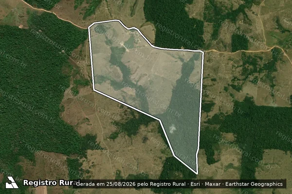 Imagem de satélite de FAZENDA ÁGUA BOA - Parte 2 em Marabá - PA