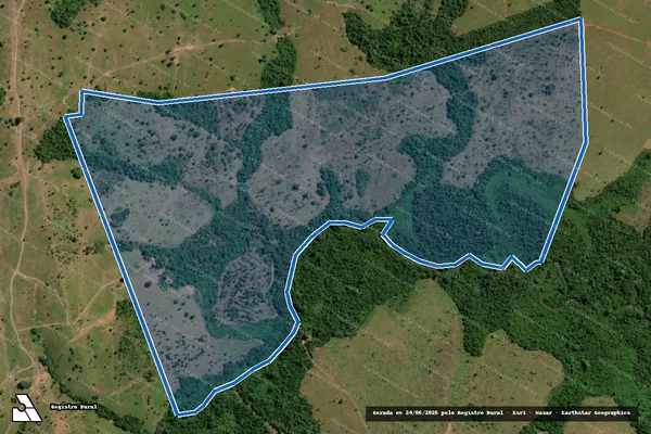 Imagem de satélite de FAZENDA BEIRA DA MATA - FAZ BEIRA DA MATA em Bandeirantes do Tocantins - TO