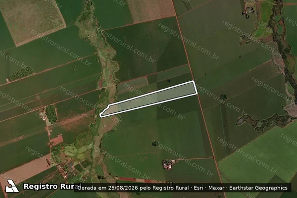 Imagem de satélite de Sitio Santa Barbara - Parte 1 em Caarapó - MS