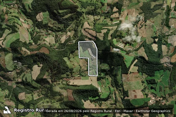 Imagem de satélite de SITIO RIO PRETO em Iomerê - SC