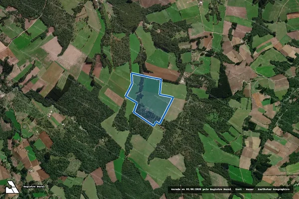 Imagem de satélite de Sem Denominação Específica - Parcela 01 em Canoinhas - SC