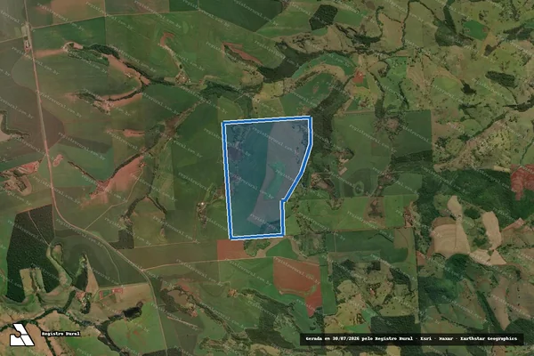 Imagem de satélite de FAZENDA JANGADA - Gleba A em Cornélio Procópio - PR