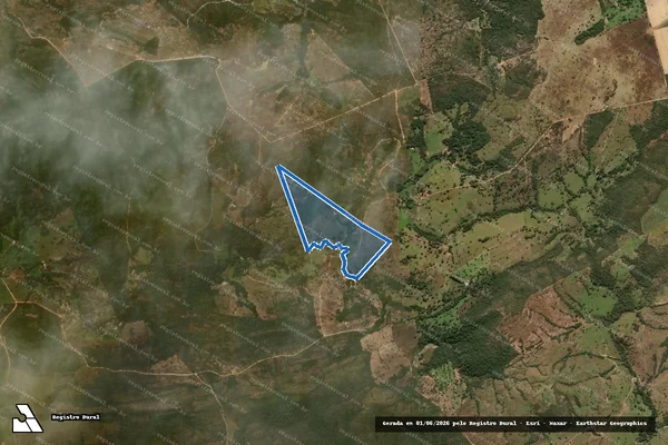 Imagem de satélite de FAZENDA COLUMBI - 001 em Goianésia - GO