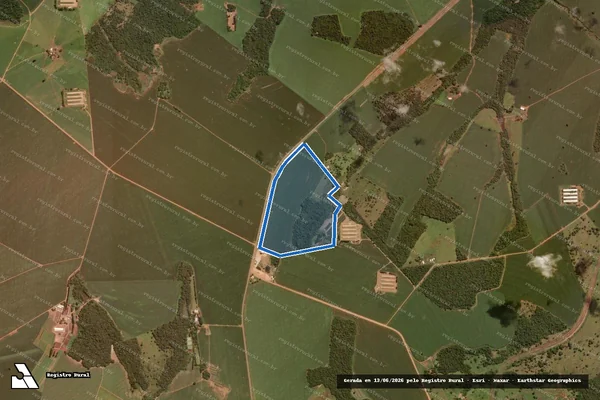 Imagem de satélite de FAZENDA SÃO TOMAZ RIO DOCE SANTA TEREZINHA - 001 em Rio Verde - GO