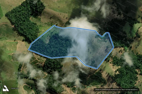 Imagem de satélite de Sítio Palmital - PARCELA 02 em Ecoporanga - ES
