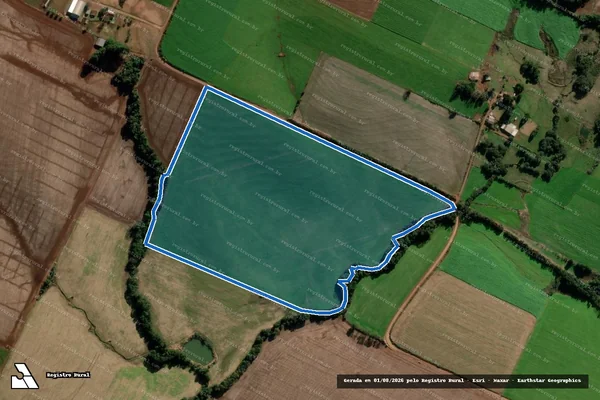 Imagem de satélite de Granja Venturini (Gleba 3) - Granja Venturini (Gleba 3) em Pejuçara - RS