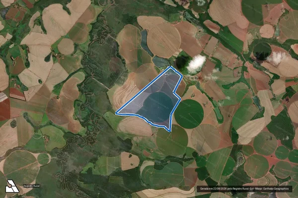 Imagem de satélite de Fazenda Restinga Grossa - . em Itaí - SP