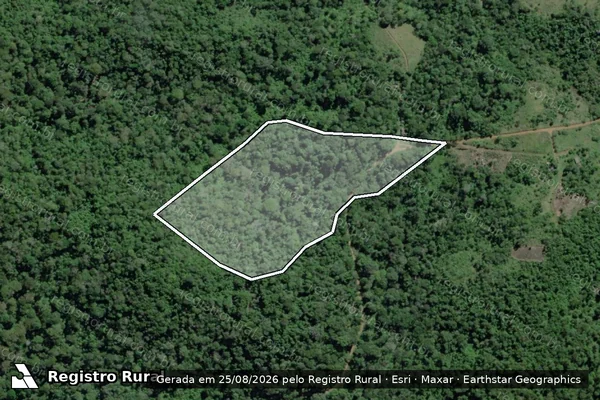 Imagem de satélite de FAZENDA SÃO JOSÉ - GLEBA03 em Santa Luzia - BA