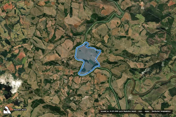 Imagem de satélite de Pantanal - Parte 1 em São Gonçalo do Sapucaí - MG