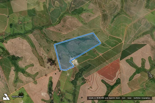 Imagem de satélite de FAZENDA PENSILVÂNIA - PARTE 1 em Bilac - SP