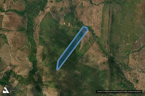 Imagem de satélite de PARTE DO LOTE 59 - LOT. ALMINHAS 1ª ETAPA - GLEBA 1 em São Salvador do Tocantins - TO
