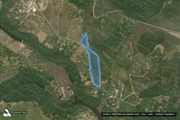 Imagem de satélite de Fazenda Boa Vista - Parte 1 em Porto Seguro - BA
