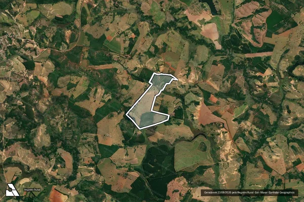 Imagem de satélite de FAZENDA VEREDA - Parcela 1 em Córrego Danta - MG
