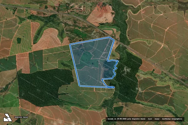 Imagem de satélite de Fazenda Anchieta - Fazenda Anchienta em Regente Feijó - SP