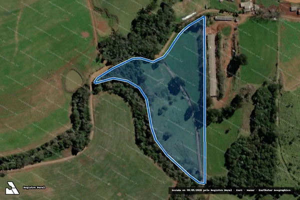 Imagem de satélite de FAZENDA SANTO ANTONIO DO LAJEADO BONITO - FAZENDA SANTO ANTONIO DO LAJEADO BONITO - GLEBA B em Coronel Martins - SC