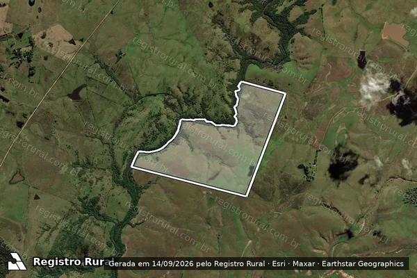 Imagem de satélite de Fazenda Capão da Tala  - PARCELA 01 em Pinheiro Machado - RS