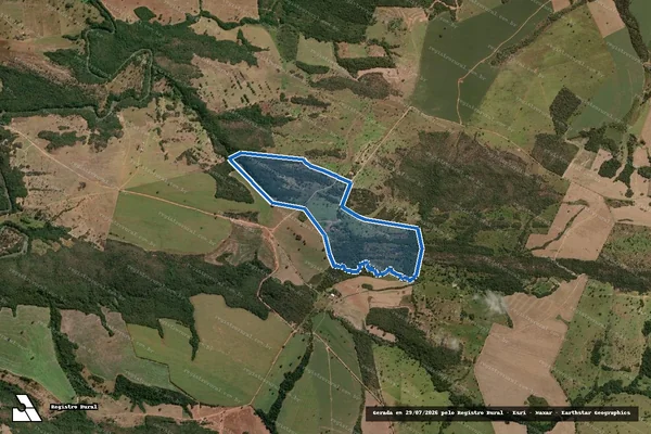 Imagem de satélite de Fazenda Cachoeirinha - Fazenda Cachoeirinha em Caldas Novas - GO