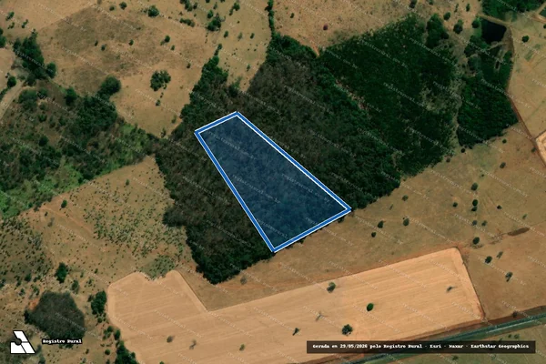 Imagem de satélite de FAZENDA ÁGUA BRANCA DAS MORANGAS - Parte 1_A em Turvânia - GO