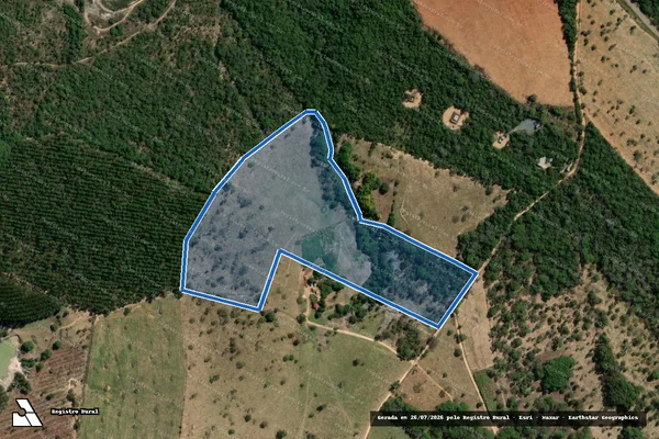 Imagem de satélite de FAZENDA LAJINHA - GLEBA 01 em Papagaios - MG