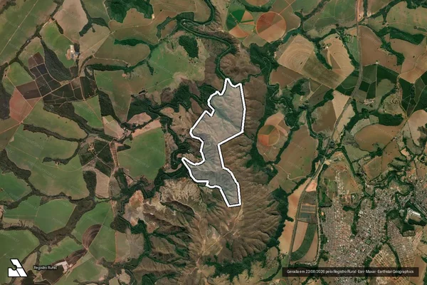 Imagem de satélite de Fazenda da Sobra - RESERVA ARI em Ibiá - MG