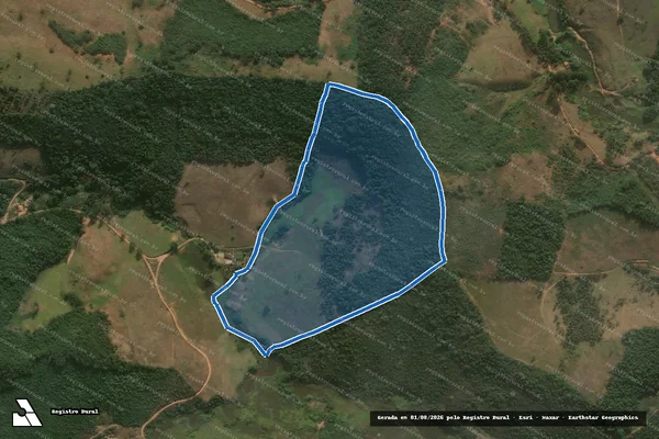 Imagem de satélite de LAGOAS E LIMOEIRO - em Guaraciaba - MG