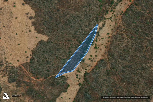 Imagem de satélite de Fazenda Inhumas - Gleba 05 em Montalvânia - MG
