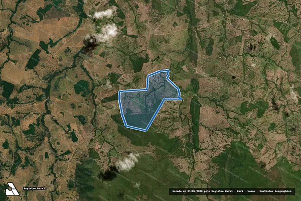 Imagem de satélite de Fazenda Bucaina - GLEBA 02 ? Remanescente em Fazenda Nova - GO