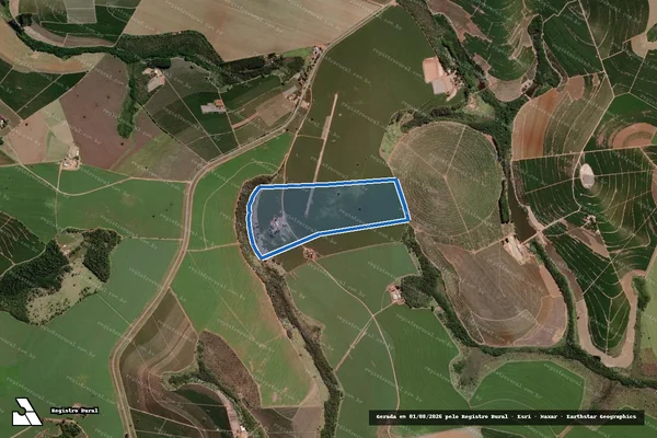 Imagem de satélite de FAZENDA RINCÃO - 001 em Serra do Salitre - MG
