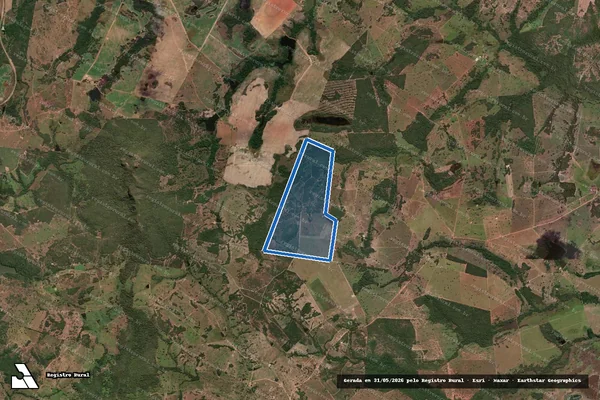Imagem de satélite de FAZENDA BANDEIRANTES I - Parte 1 em Porangatu - GO