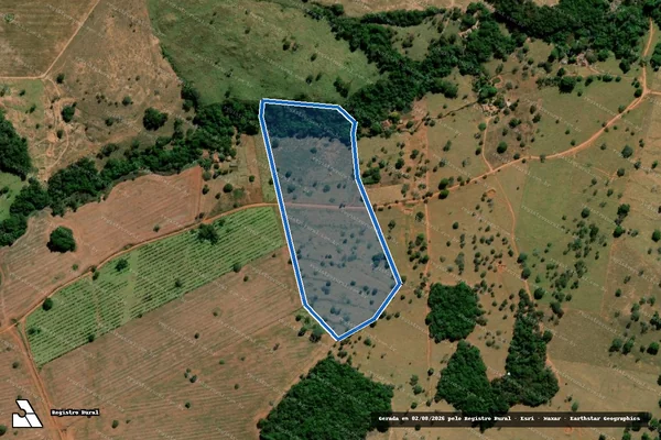 Imagem de satélite de FAZENDA PANELA QUEBRADA - 002 em Orizona - GO