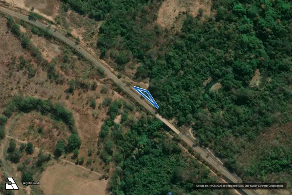 Imagem de satélite de Projeto de Assentamento Elza Estrela - Gleba 04 (Fazenda CODEVASF) - Parte 1 em Brasilândia de Minas - MG