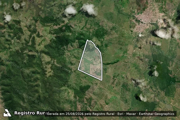Imagem de satélite de FAZENDA GARIMPO RICO - Gleba B em Itapetinga - BA