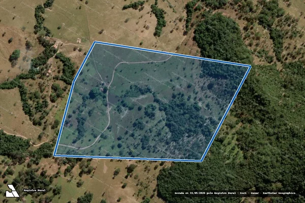 Imagem de satélite de Fazenda Ribeirãozinho - Parte 2 em Itapuranga - GO