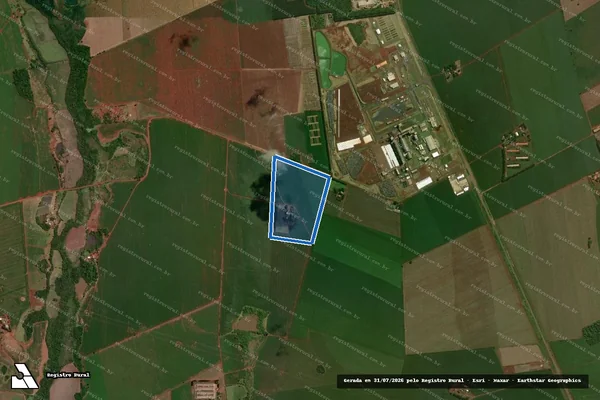 Imagem de satélite de Fazenda Nossa Senhora Aparecida - Parte I em Dourados - MS