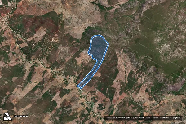 Imagem de satélite de FAZENDA DOS PIRINEUS - Parte 1 em Itinga - MG