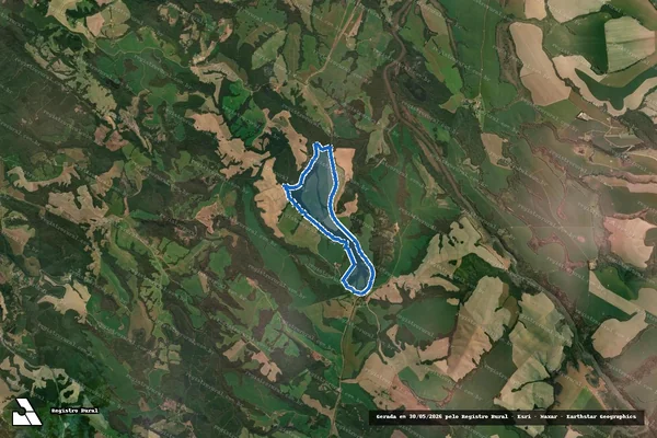 Imagem de satélite de Fazenda Barbosa - Fazenda Barbosa_A em Tibagi - PR