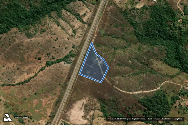 Imagem de satélite de Fazenda Engenho das Lages - PARCELA 02 em Santo Antônio do Descoberto - GO