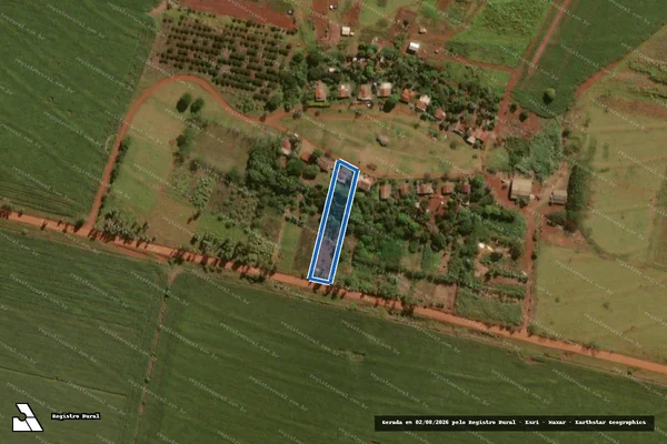 Imagem de satélite de Projeto de Assentamento Itamarati I ? MST - LOTE 078 - GRUPO 17 MST em Ponta Porã - MS
