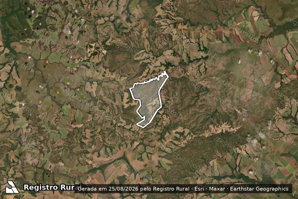 Imagem de satélite de Fazenda Charrua em Água Boa - MT